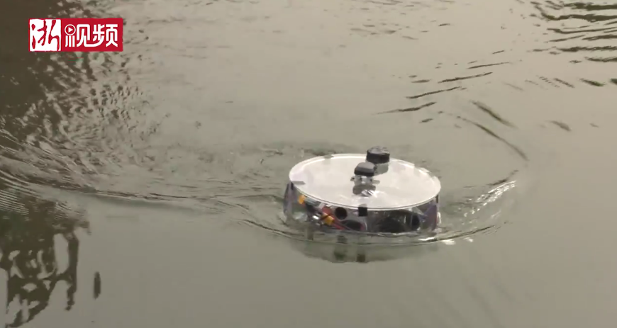 剿劣加入年轻力量 杭州大学生造出水质监测机器人