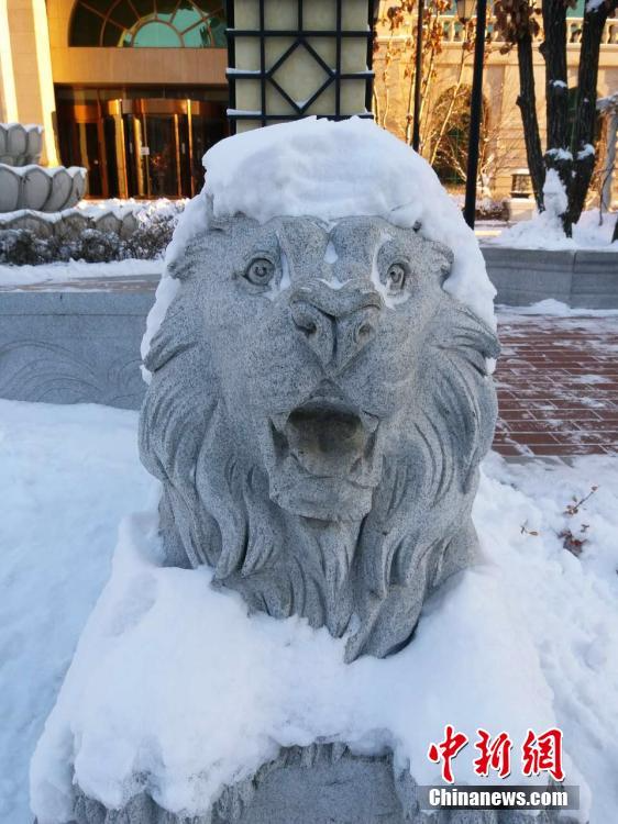 沈阳遭今冬最大强降雪 市民乐享雪趣