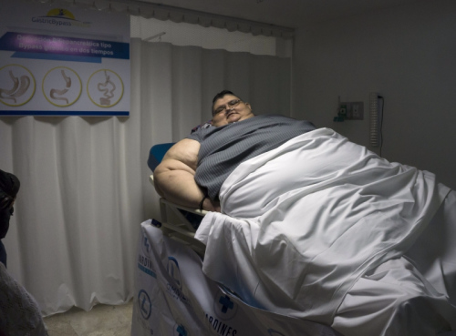 墨西哥32岁男子重达590公斤成全球最胖男性（图）