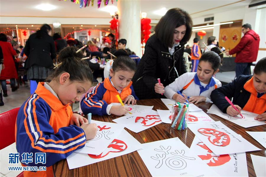 （XHDW）（1）黎巴嫩学生体验中国春节文化