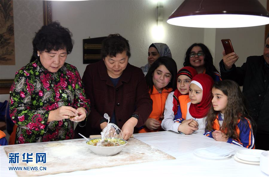 （XHDW）（2）黎巴嫩学生体验中国春节文化