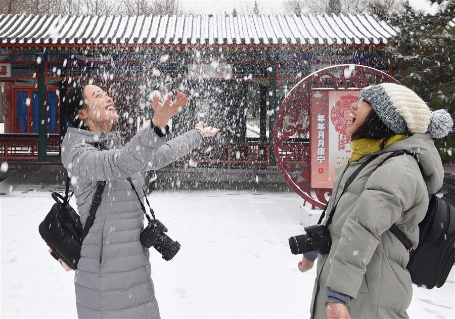（环境）（16）北京迎来降雪天气