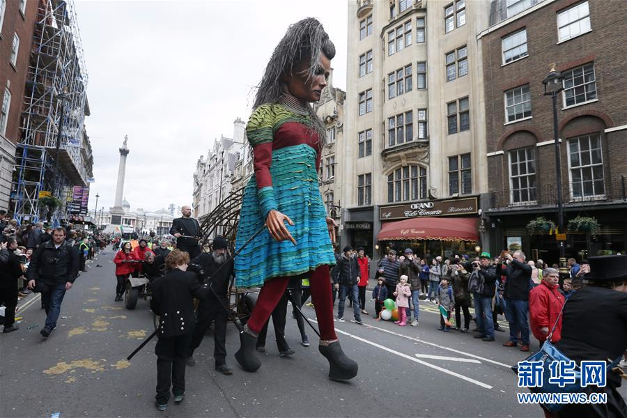 （国际）（2）伦敦举行圣帕特里克节游行