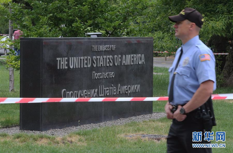 （国际）（1）美驻乌克兰使馆遭爆炸袭击 未造成人员伤亡