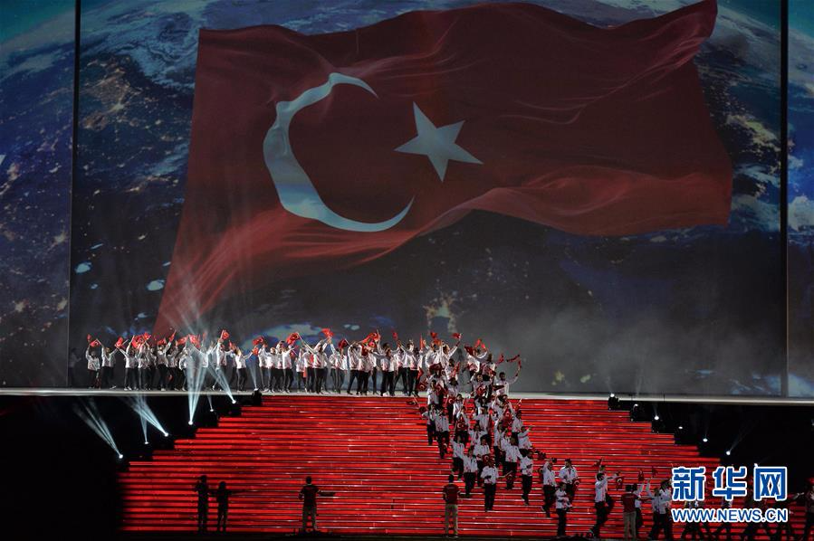 （体育）（4）第23届夏季听障奥运会在土耳其萨姆松开幕
