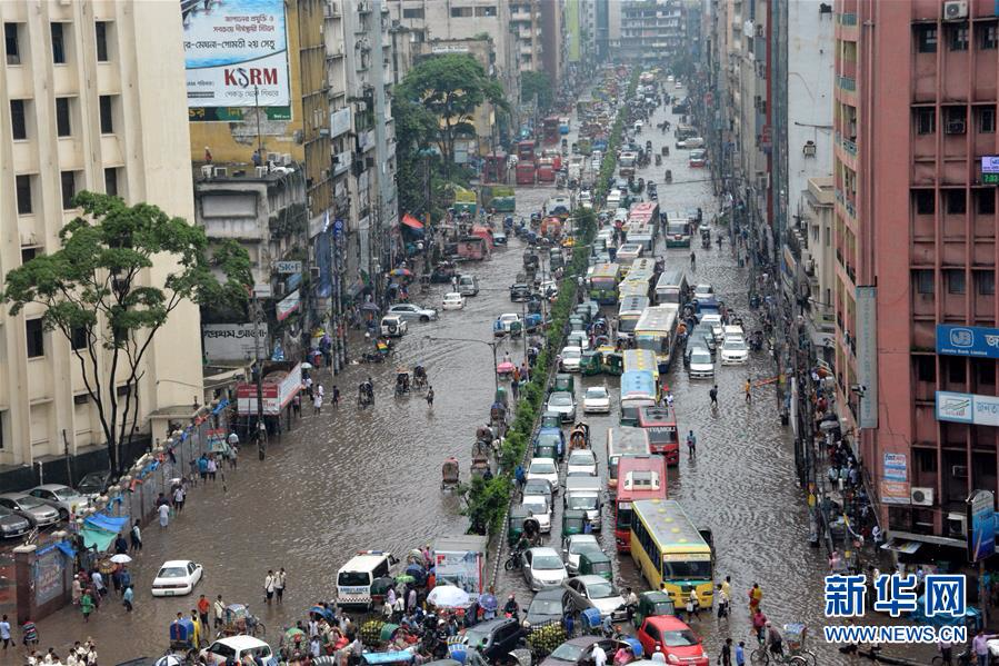 （国际）（1）孟加拉国首都达卡遭严重内涝