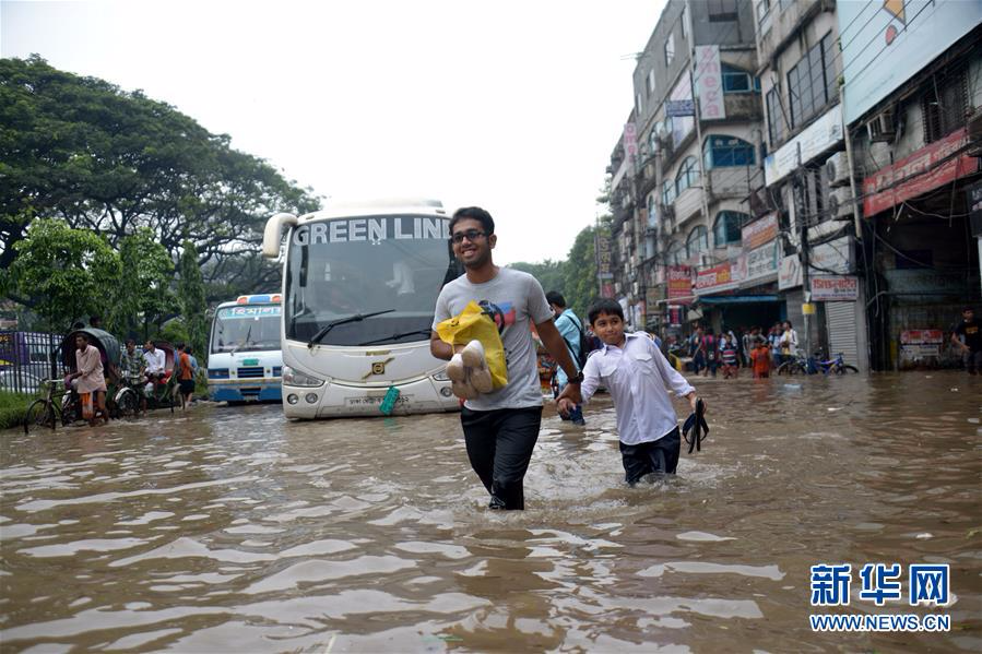 （国际）（3）孟加拉国首都达卡遭严重内涝
