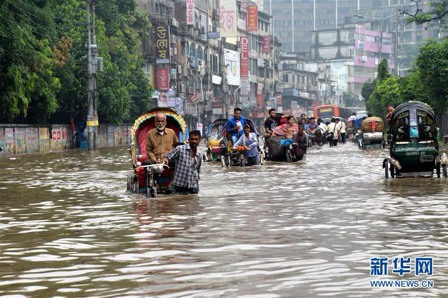 （国际）（2）孟加拉国首都达卡遭严重内涝