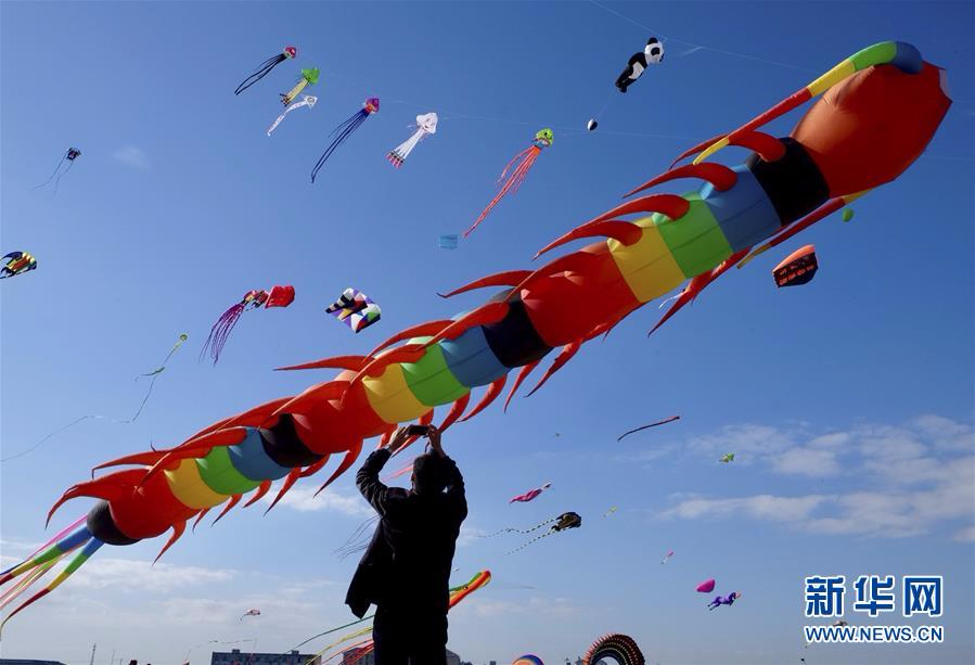 #（社会）（2）中国如东第十八届国际风筝会开幕