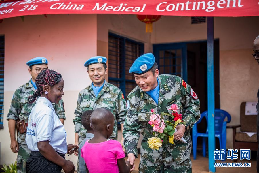 （国际·图文互动）（2）随中国维和部队探访SOS儿童村