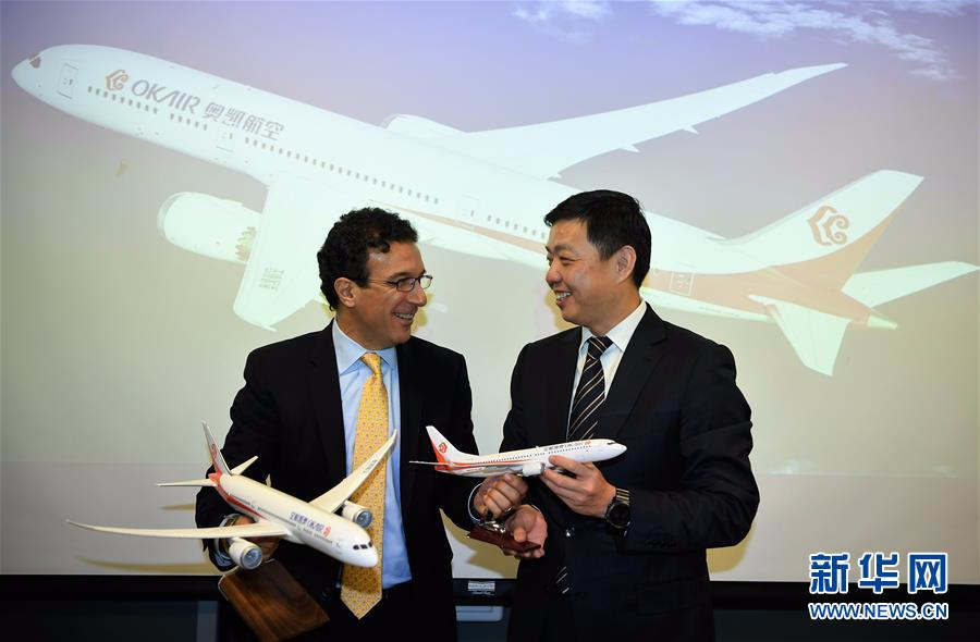 （国际）（1）波音和奥凯航空宣布5架“787梦想飞机”确认订单