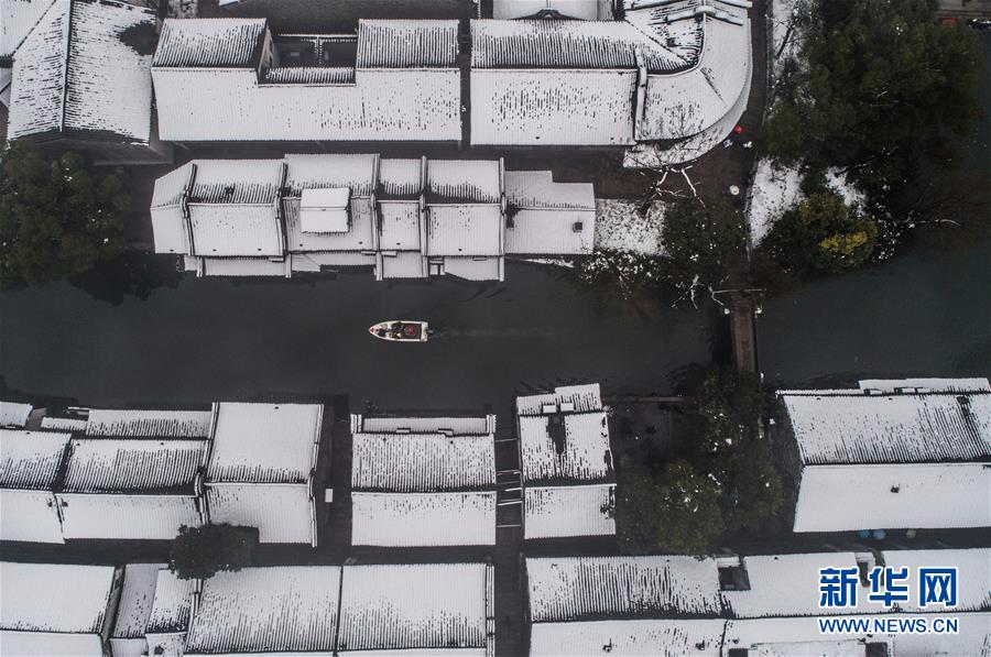 （美丽中国）（12）江南水乡变身“冬日雪乡”