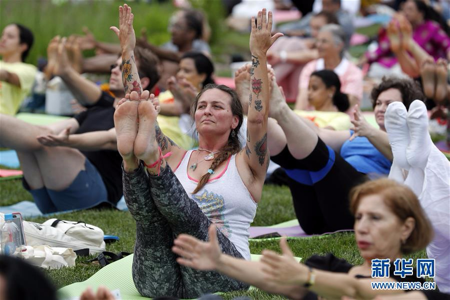 （国际）（6）联合国总部举行“国际瑜伽日”活动