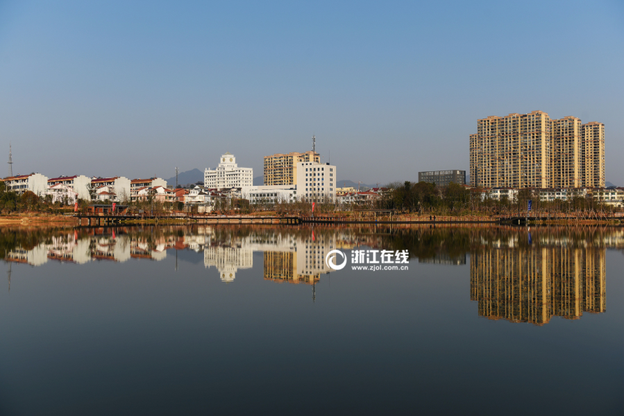 全景浦江金狮湖的美丽蜕变