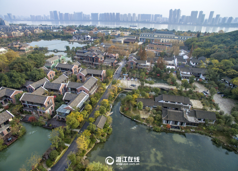 杭州玉皇山南基金小镇展露迷人风情