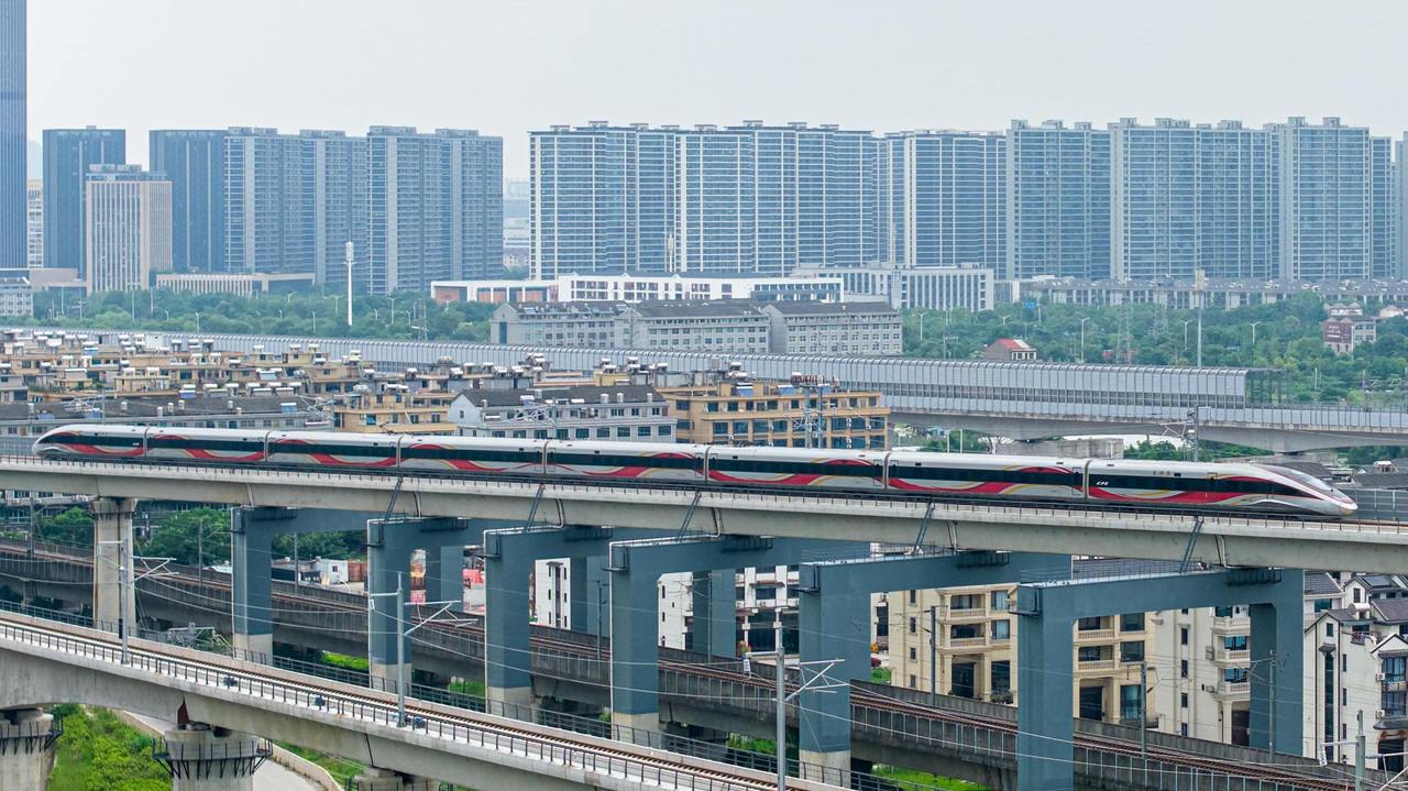 杭台高铁温玉段试运行 12分钟温岭到玉环