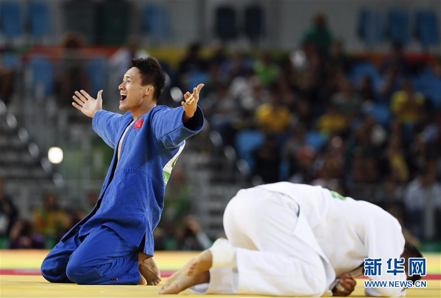 中国男子柔道收获首枚奥运奖牌