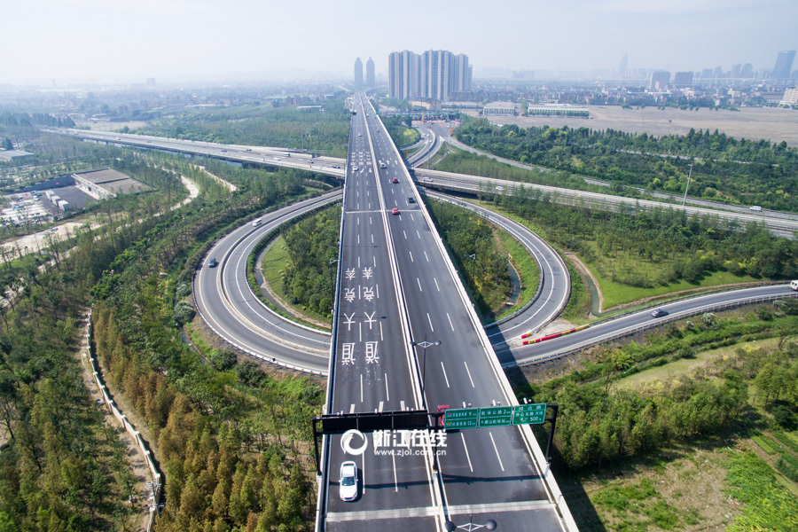 蕭山通城高架路近日實現通車