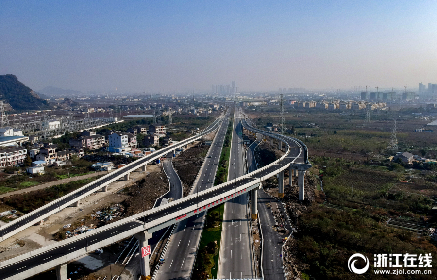 台州首條城市快速路內環路通車